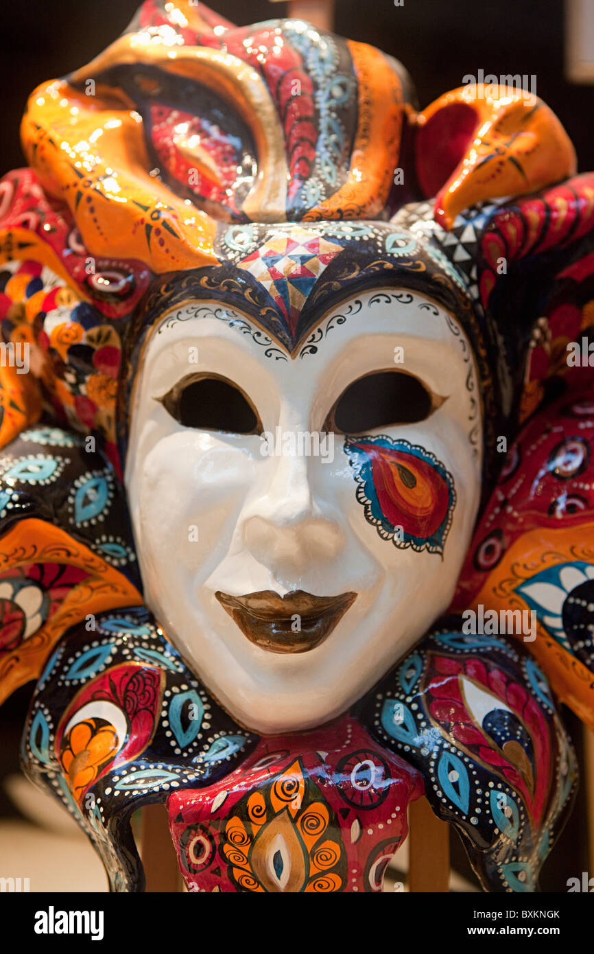 Il carnevale di Venezia maschera Foto Stock