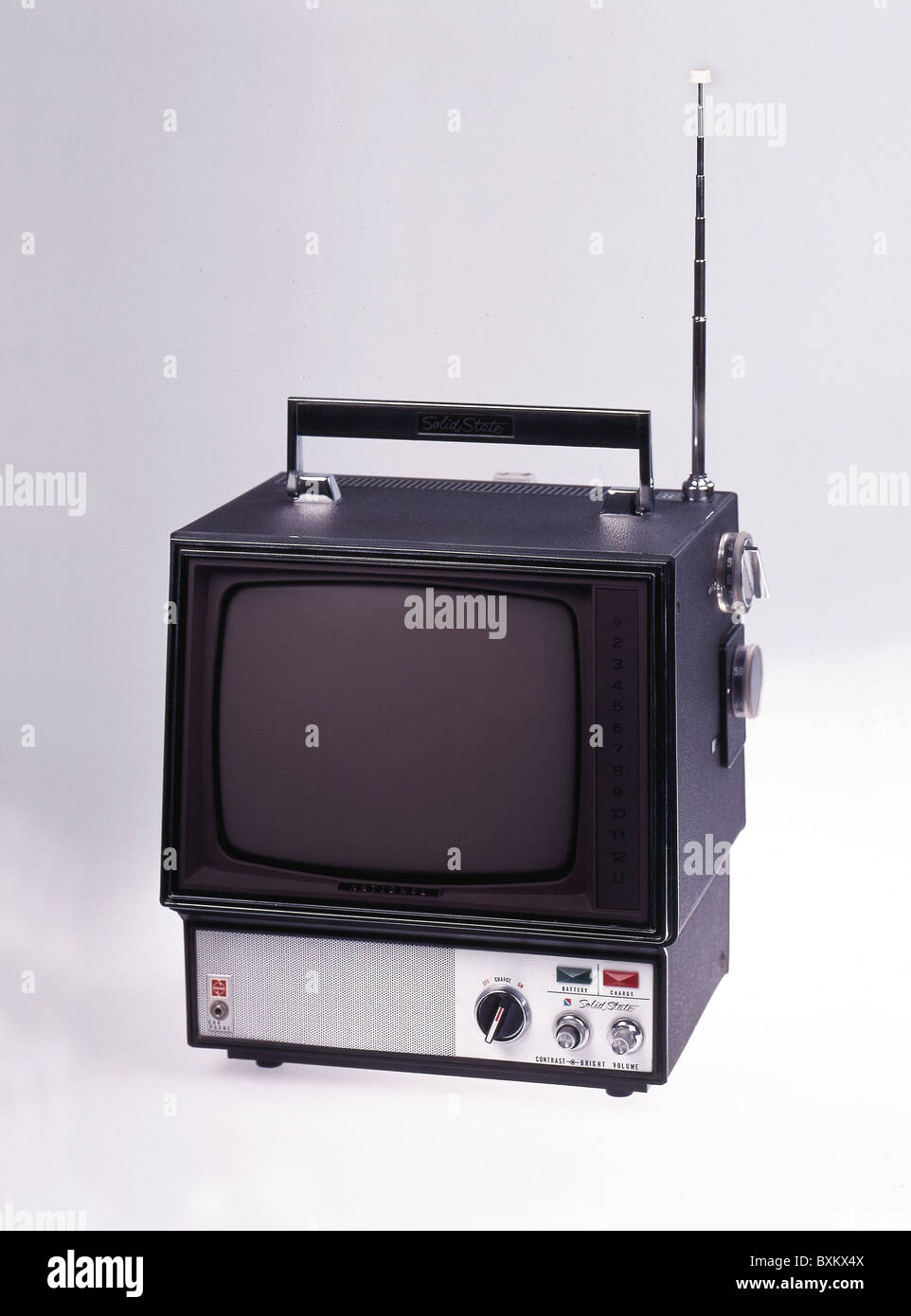 Televisione / trasmissione, TV, TV Set National TR-93 2B, Made by Matsushita Electric, Japan, 1968, Additional-Rights-Clearences-Not available Foto Stock
