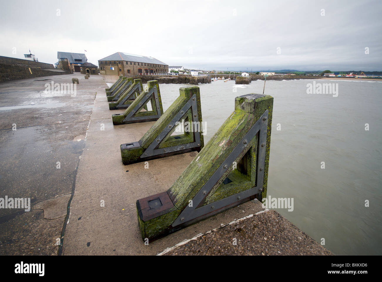 Porthcawl Bridgend Regno Unito Galles Harbour Harbour Quay Foto Stock