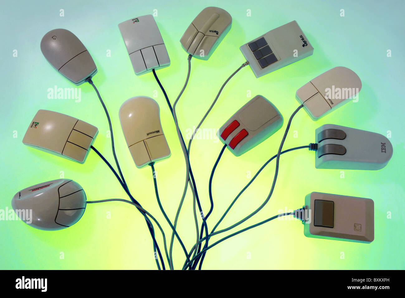 ufficio, attrezzature per ufficio, mouse per computer, USA, versione diversa, 1984 - 1995, diritti aggiuntivi-clearences-non disponibile Foto Stock