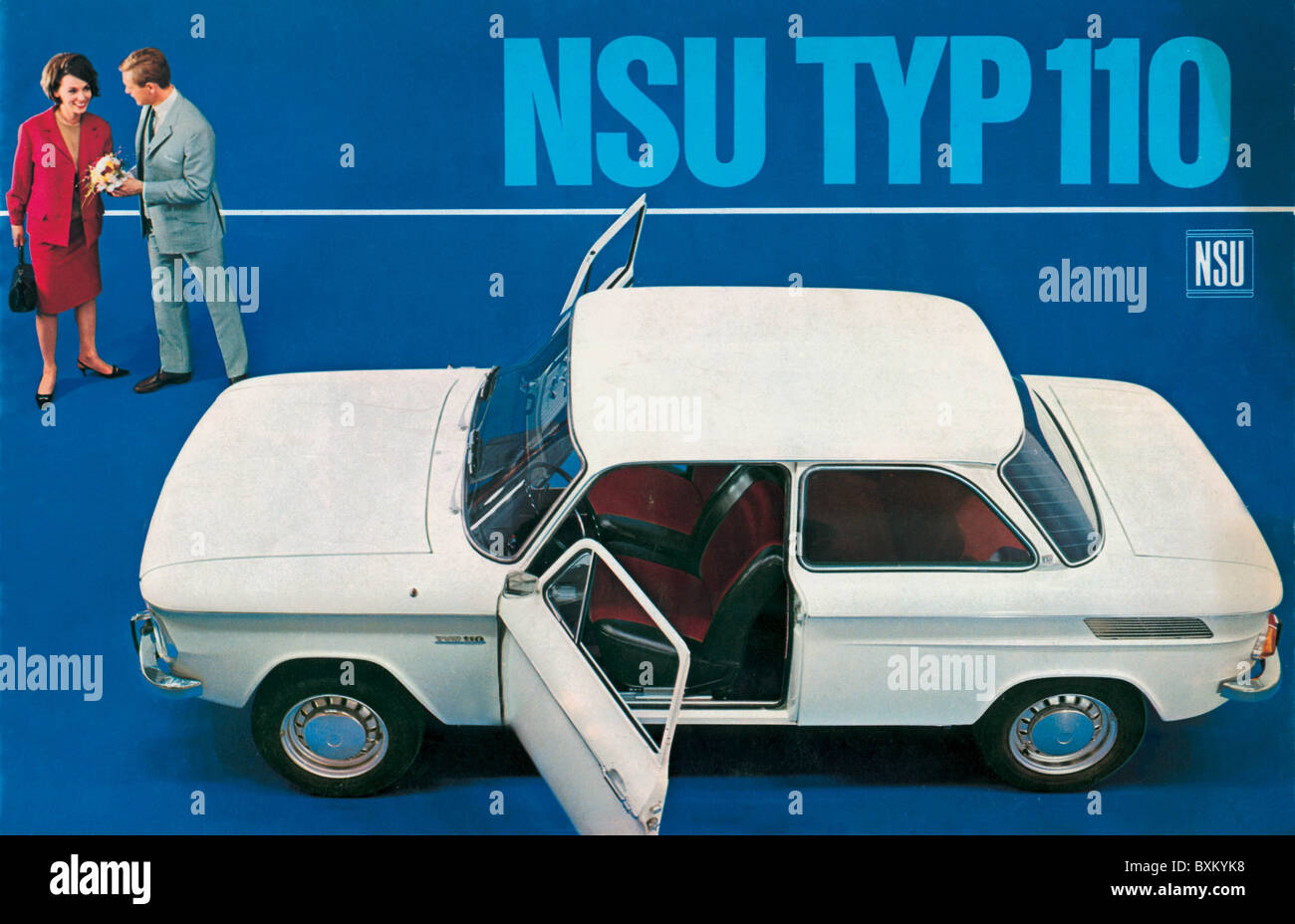 Trasporto / trasporto, auto, varianti di veicoli, NSU Typ 110, realizzato da NSU Werke Aktiengesellschaft Neckarsulm, Germania, 1965, anni 60, 60, 20 ° secolo, storico, auto sportiva, roadster, auto sportive, roadster, limousine, limousine, berlina, berlina, limousine, berline, berline, cinque porte, modelli, quattro-auto, non disponibili, giochi aggiuntivi, quattro-auto, quattro-auto-auto-quattro-diritti-disponibili Foto Stock