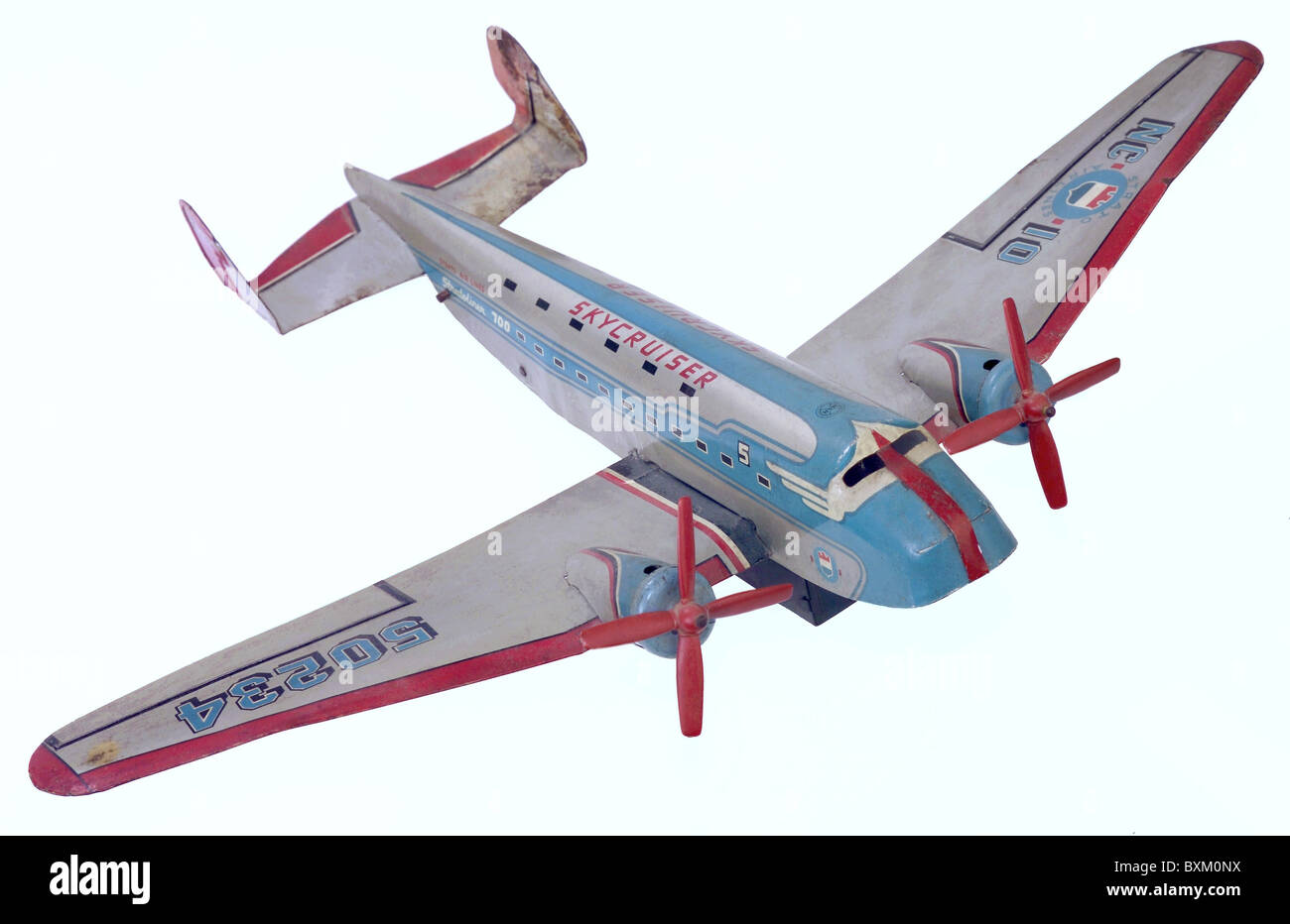 Giocattoli, metallo in lamiera giocattolo, aereo Mar Stratoliner 700, USA, circa 1955, 1950, 50, 20 ° secolo, storico, aereo passeggeri, aereo di linea, aereo ad elica, aereo a propulsione, SkyCruiser, volo di linea, voli di linea, aereo, americano, clipping, ritaglio, ritaglio, aereo, aereo, aereo, aereo, aereo, aereo, diritti aggiuntivi non disponibili Foto Stock