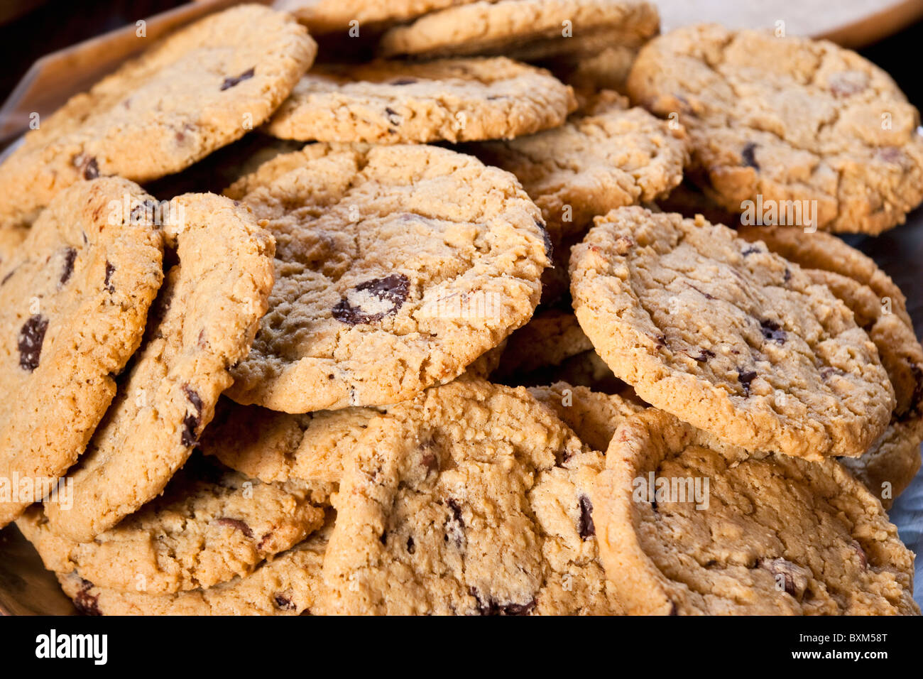 Biscotti al cioccolato in vendita al Borough Market di Londra, Inghilterra,  Regno Unito Foto stock - Alamy