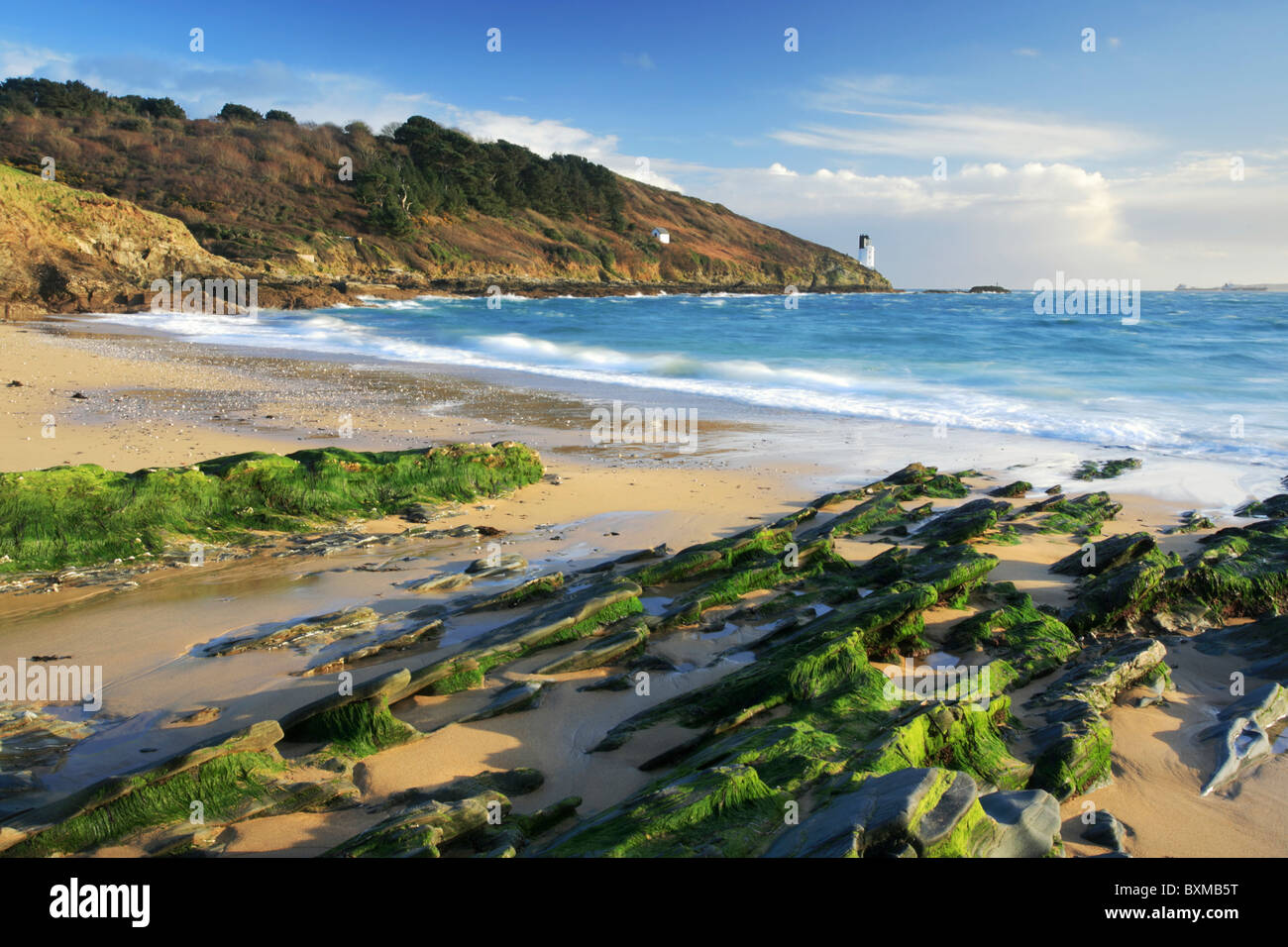 St Anthony Head catturato dalla spiaggia Molunun Foto Stock