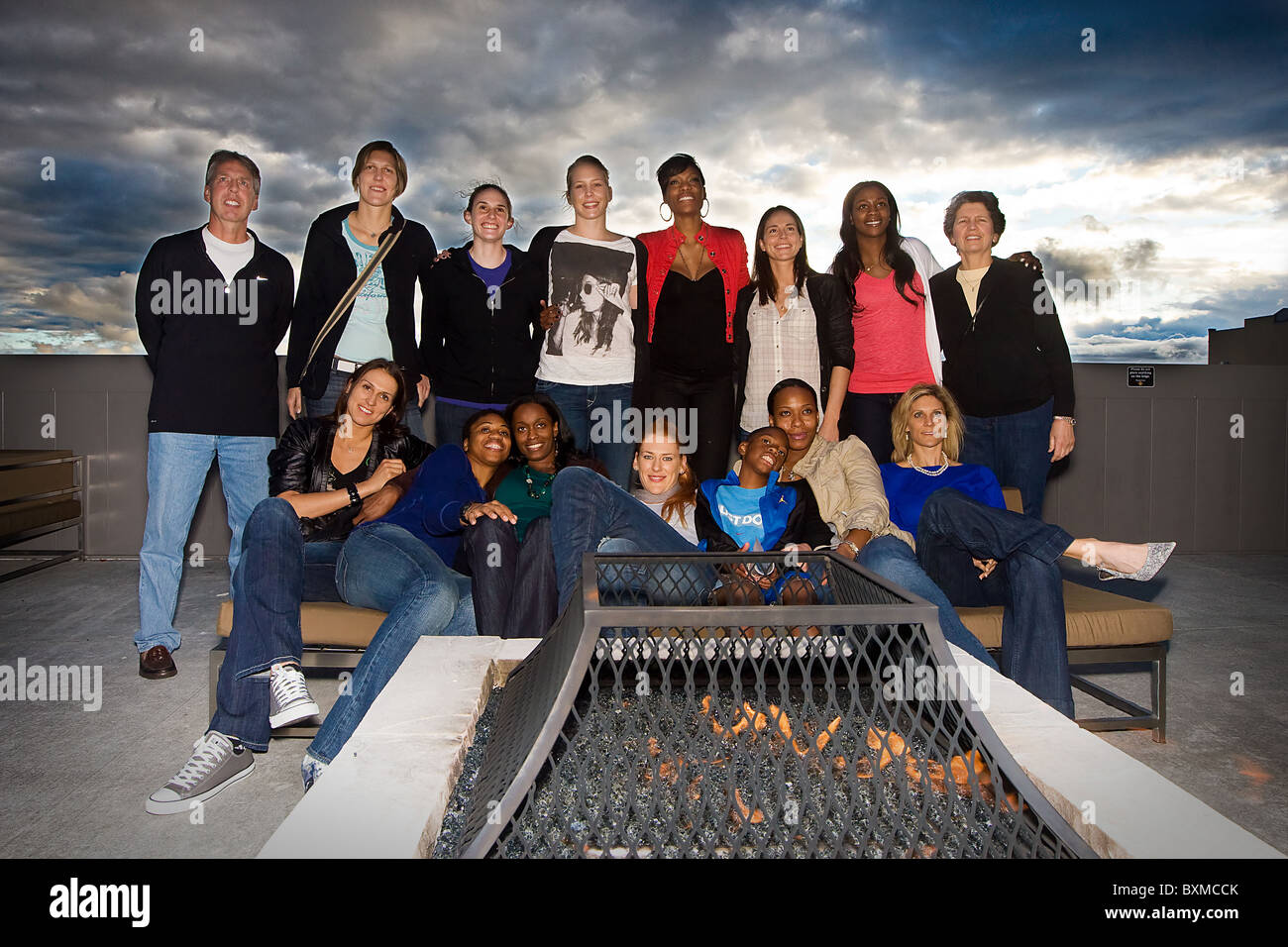 WNBA Champions il Seattle Storm ritratto Foto Stock