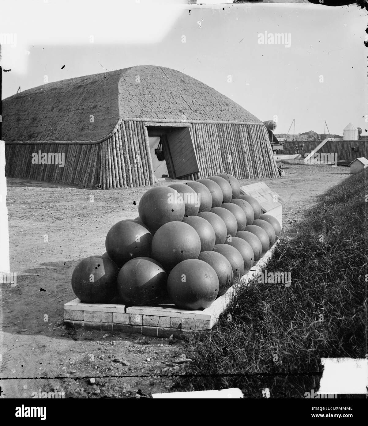 Alexandria, Virginia Magazine a batteria artiglieria Rodgers armor Foto Stock