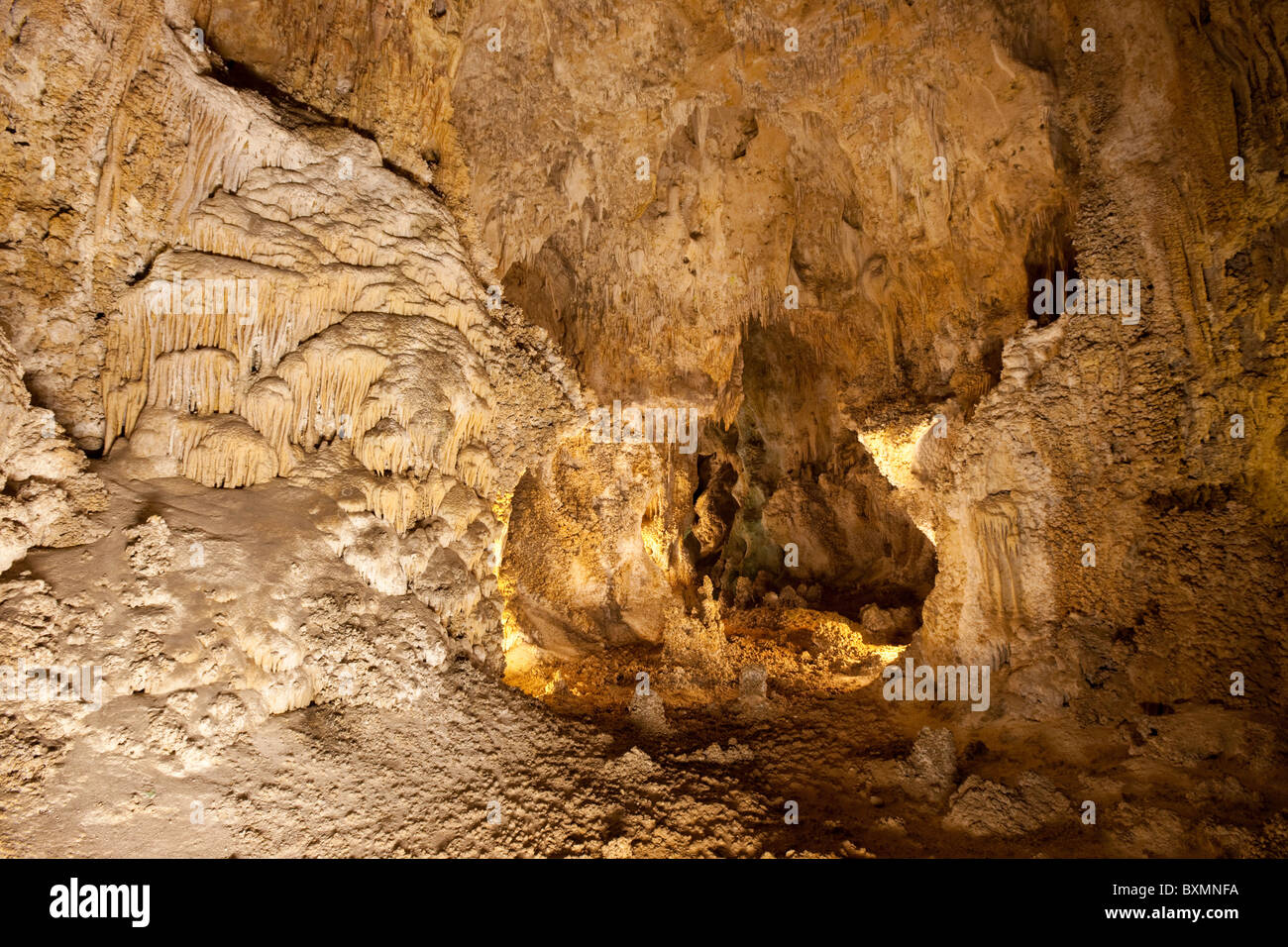 Carlsbad caverna, parco nazionale di Carlsbad Cavern, Nuovo Messico, STATI UNITI D'AMERICA Foto Stock