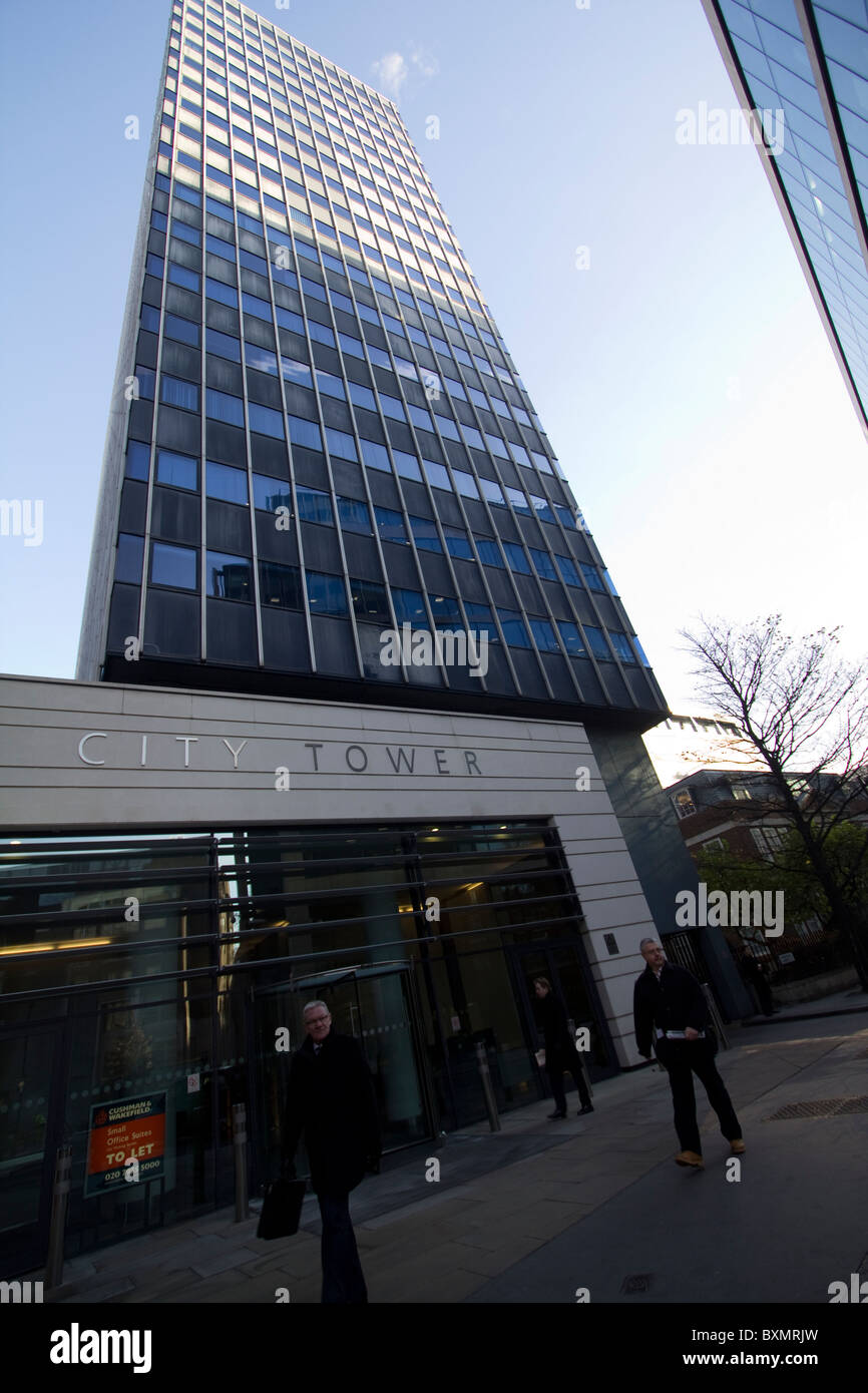 City Tower BASINGHALL STREET, Londra Foto Stock