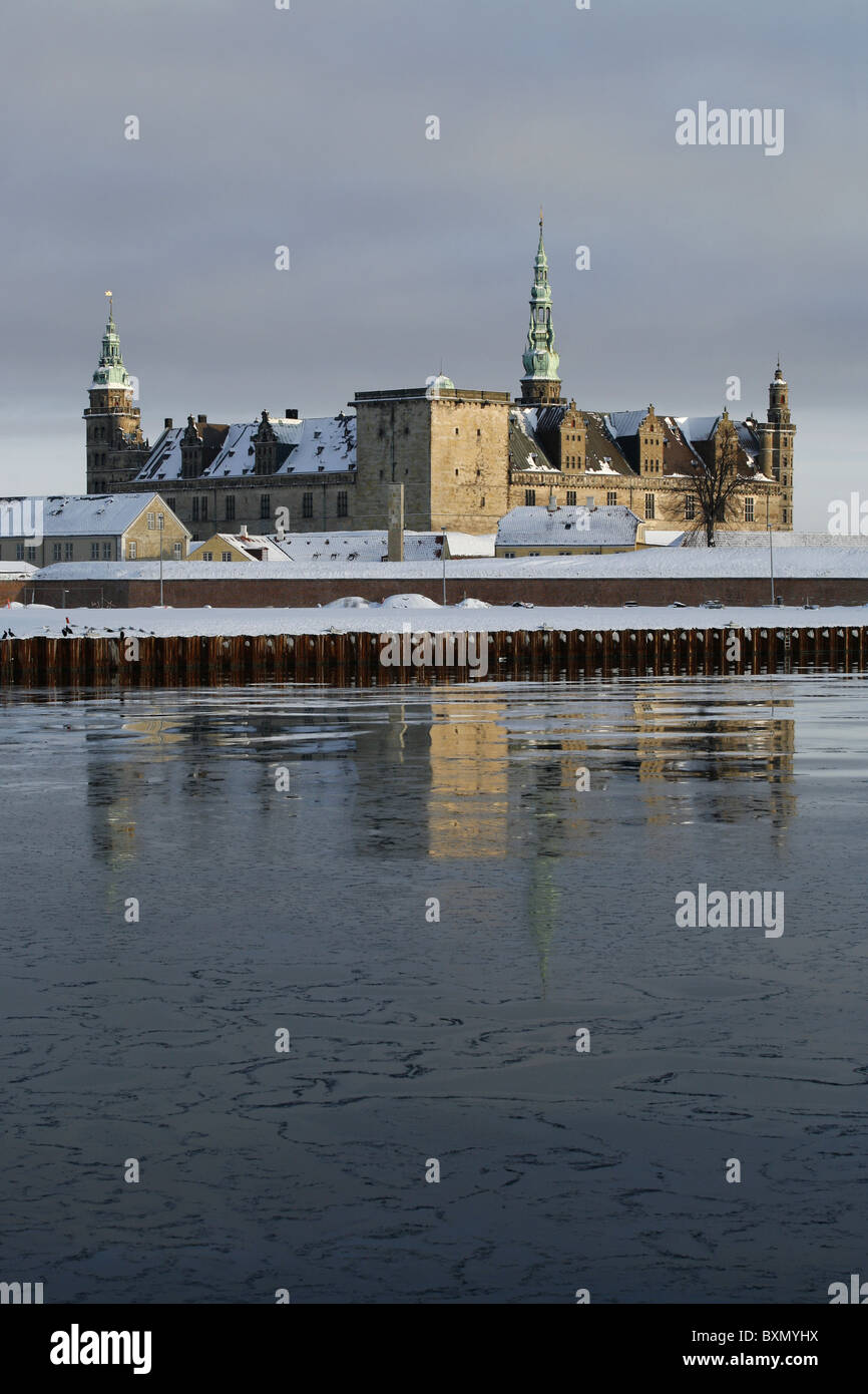 Il Castello di Kronborg, Helsingør, Zelanda, Danimarca Foto Stock