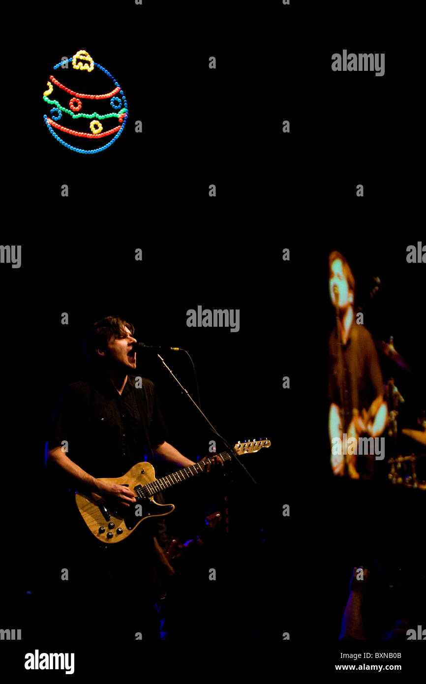 Rock Band Jimmy Eat World performing live in concert Foto Stock