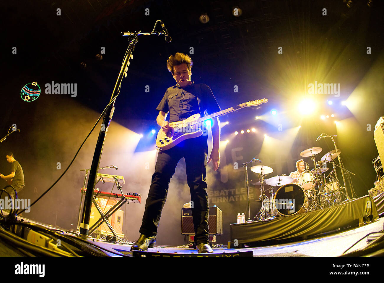 Rock Band Jimmy Eat World performing live in concert Foto Stock