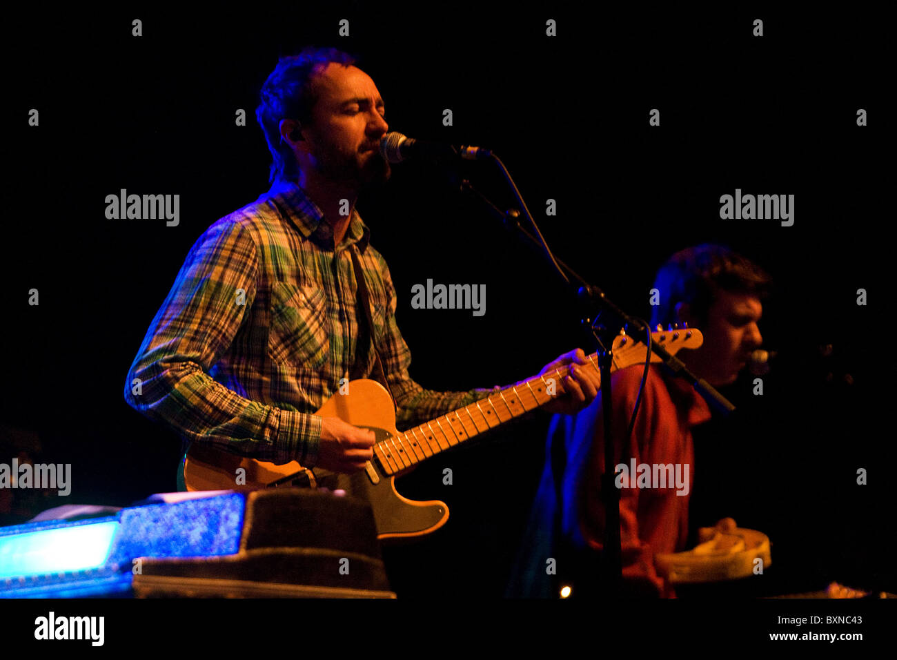 Indie rock band Broken Bells live in concert Foto Stock