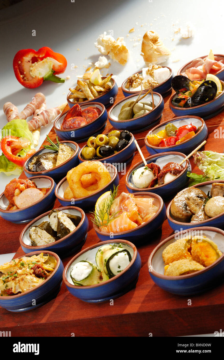 Specialità Messicane e cucina azteca Foto Stock