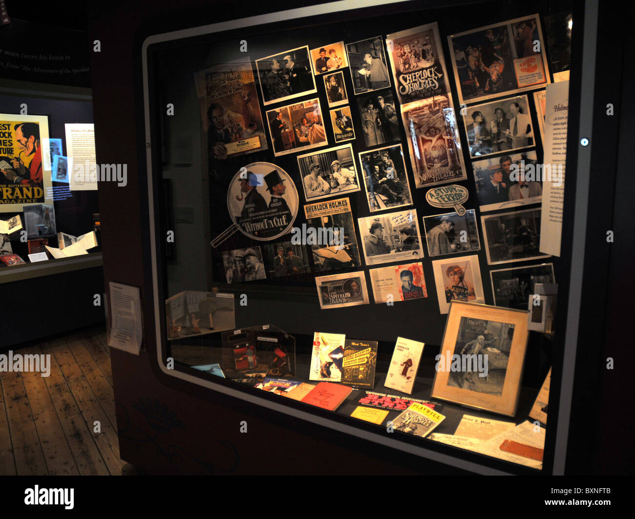 Sir Arthur Conan-Doyle (Sherlock Holmes autore), museo di Portsmouth, Hampshire, Inghilterra, Regno Unito Foto Stock