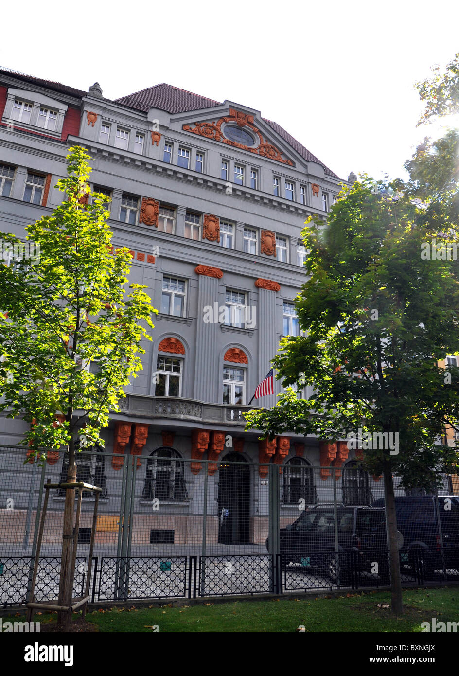 Ambasciata americana a Bratislava, in Slovacchia, in Europa Foto Stock