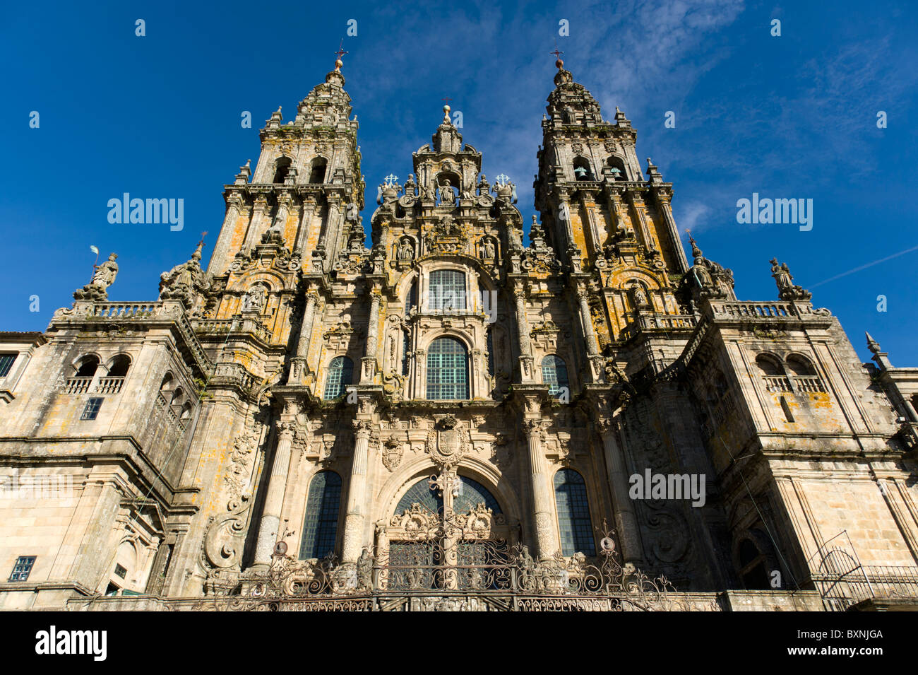 Cattedrale di Santiago de Compostela, Galizia, Spagna Foto Stock