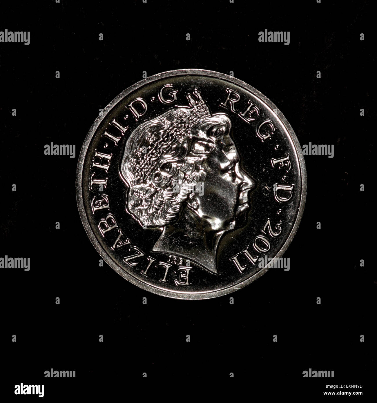 2011 sterling coin Foto Stock