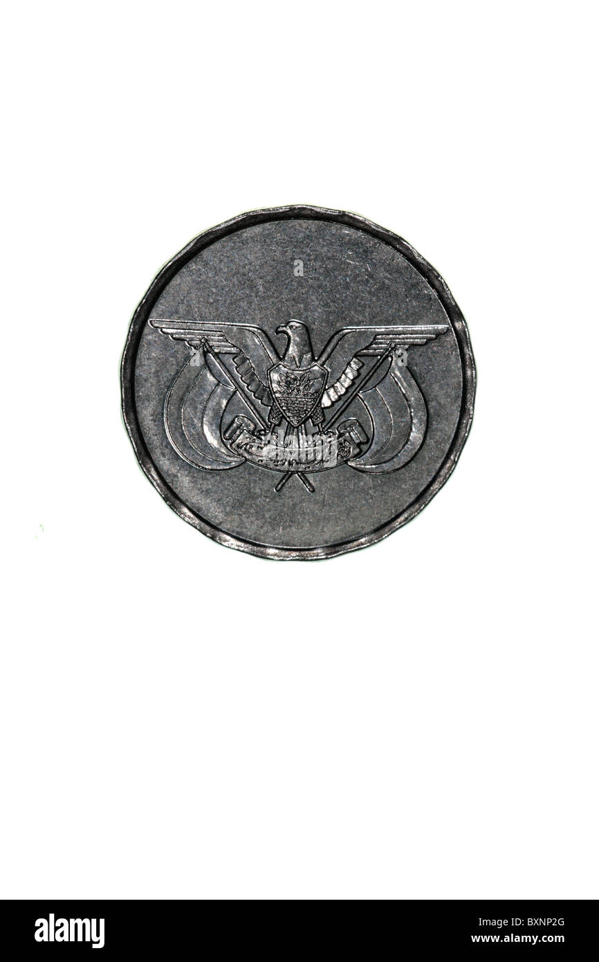 Moneta di Yemen Foto Stock