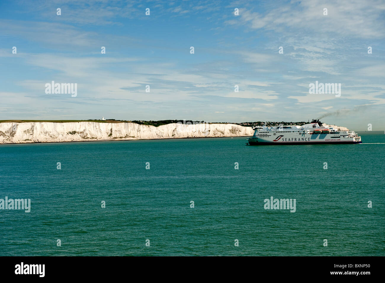 Seafrance traghetto nei pressi di Dover Foto Stock