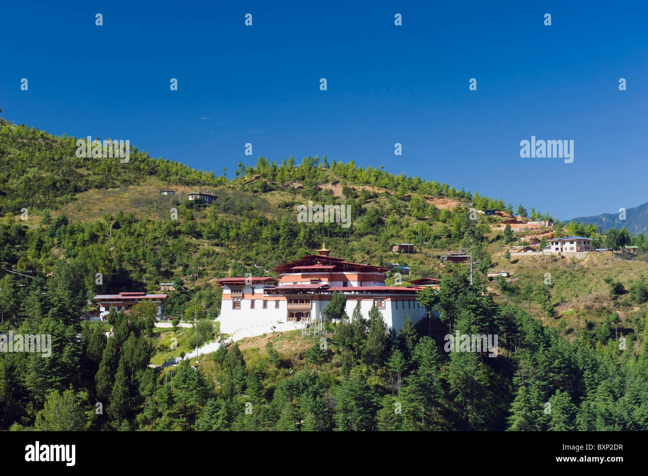 Dzong, Thimphu (capitale), Bhutan, Asia Foto Stock