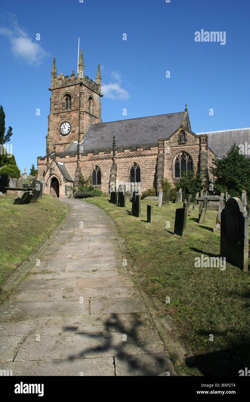 Saint Giles Chiesa Parrocchiale di Matlock, Derbyshire. Foto Stock