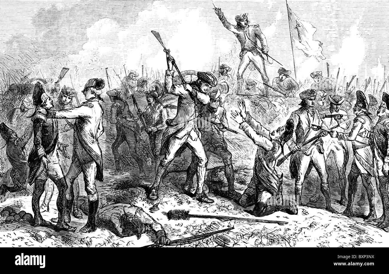 Durante la rivoluzione americana, britannica il generale John Burgoyne fu sconfitto in Bennington, Vermont (nella foto qui). Foto Stock