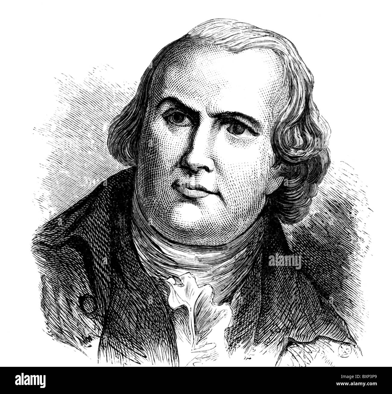 Banchiere americano Robert Morris (1734-1806) è accreditato come il 'finanziere della Rivoluzione Americana". Foto Stock