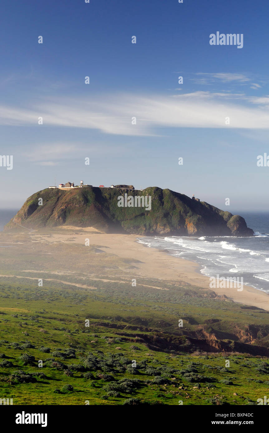 Punto Sur Lighthouse State Historic Park Big Sur Monterey County Pacific Highway one 1 costa litorale California USA Foto Stock