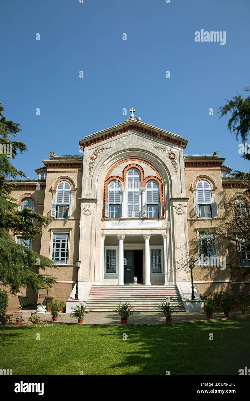 Il Seminario di Halki sull isola di Heybeliada nei pressi di Istanbul, Heybeliada, Turchia Foto Stock