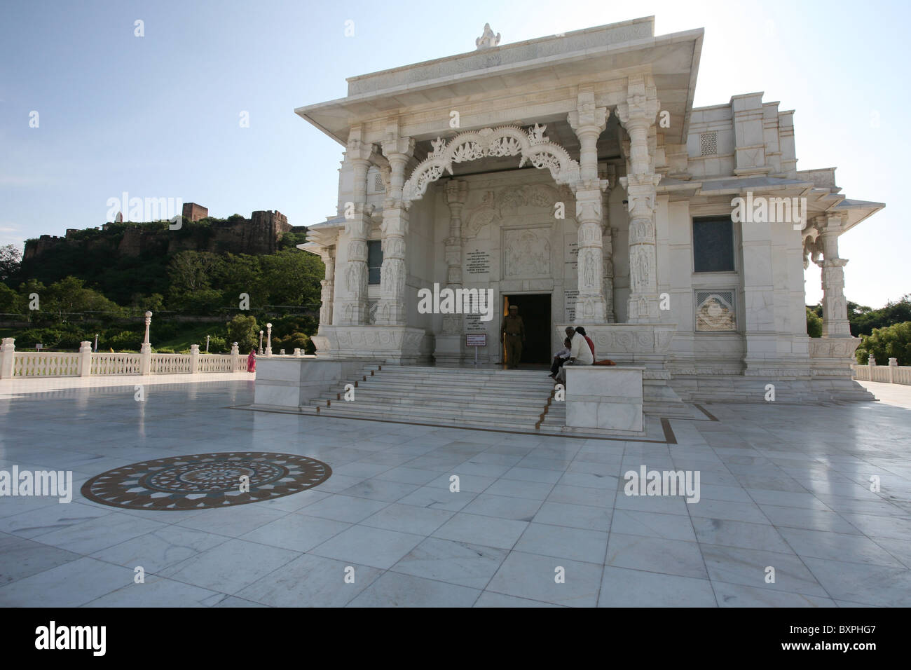 La bellissima Shri Lakshmi Narayan Temple a Jaipur, Rajasthan India del Nord Foto Stock