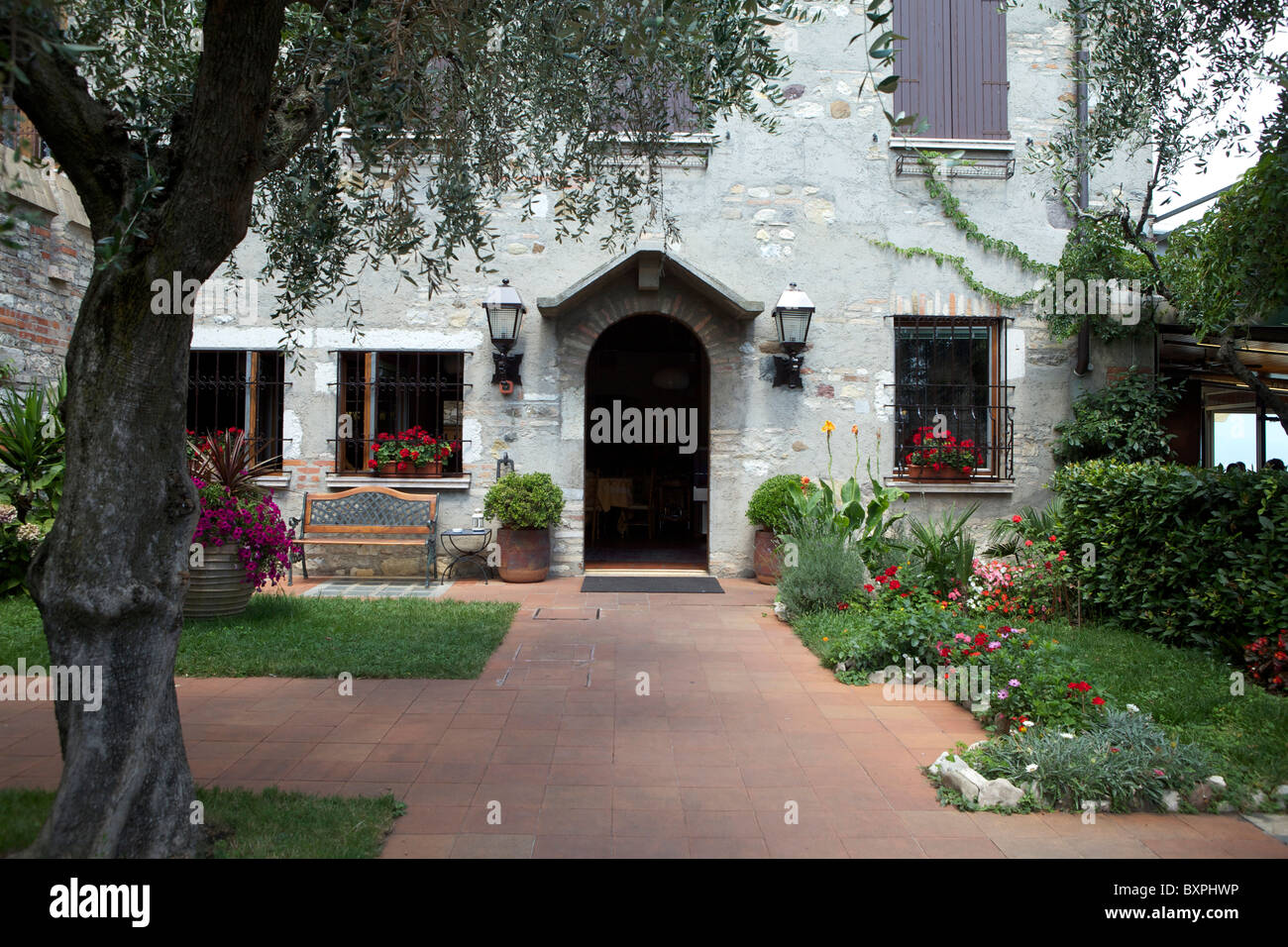 Salo, Lago di Garda, Italia Foto Stock