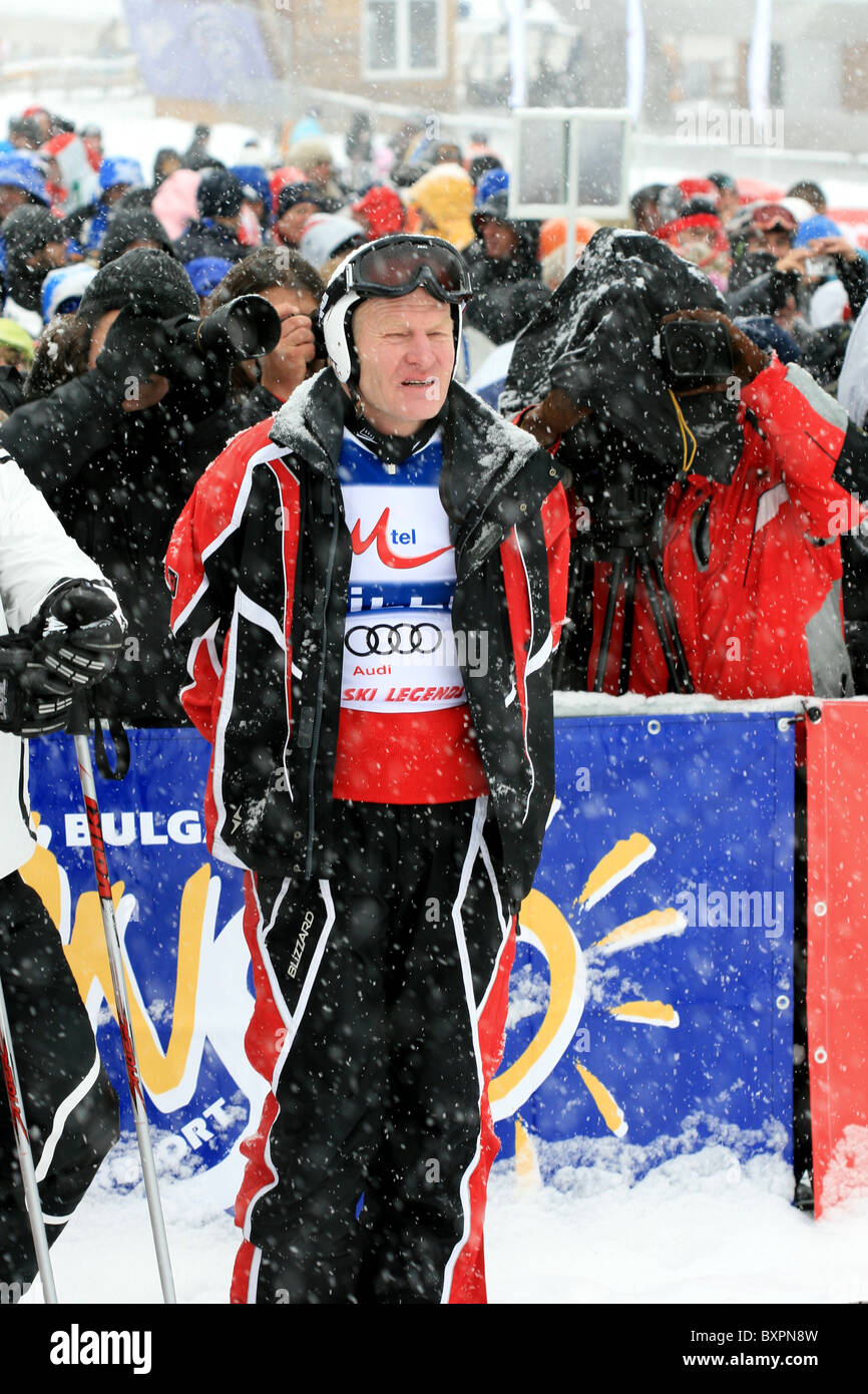 Peter Mueller, 12.12.2009 Bansko Ski Center, Bulgaria Foto Stock
