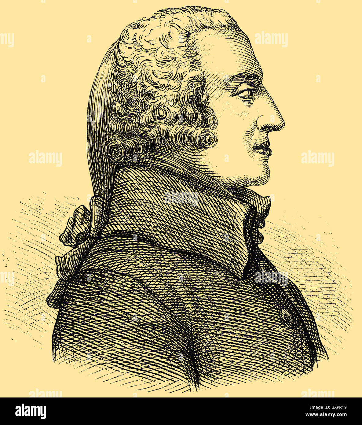 Adam Smith (1723-1790), autore scozzese ed economia pioneer Foto Stock
