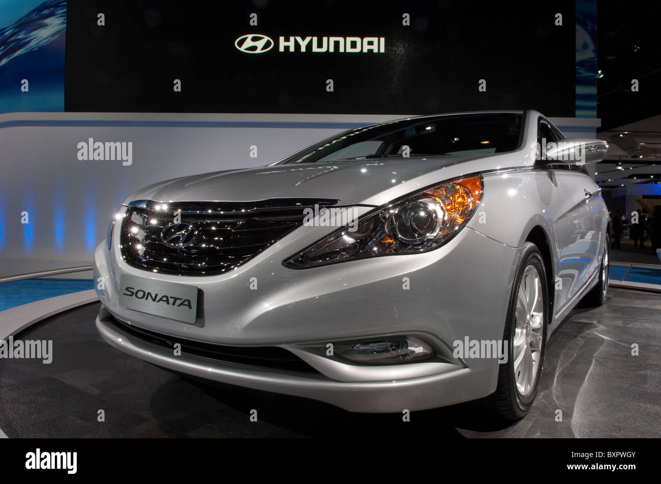 2011 Hyundai Sonata al 2010 North American International Auto Show Foto Stock