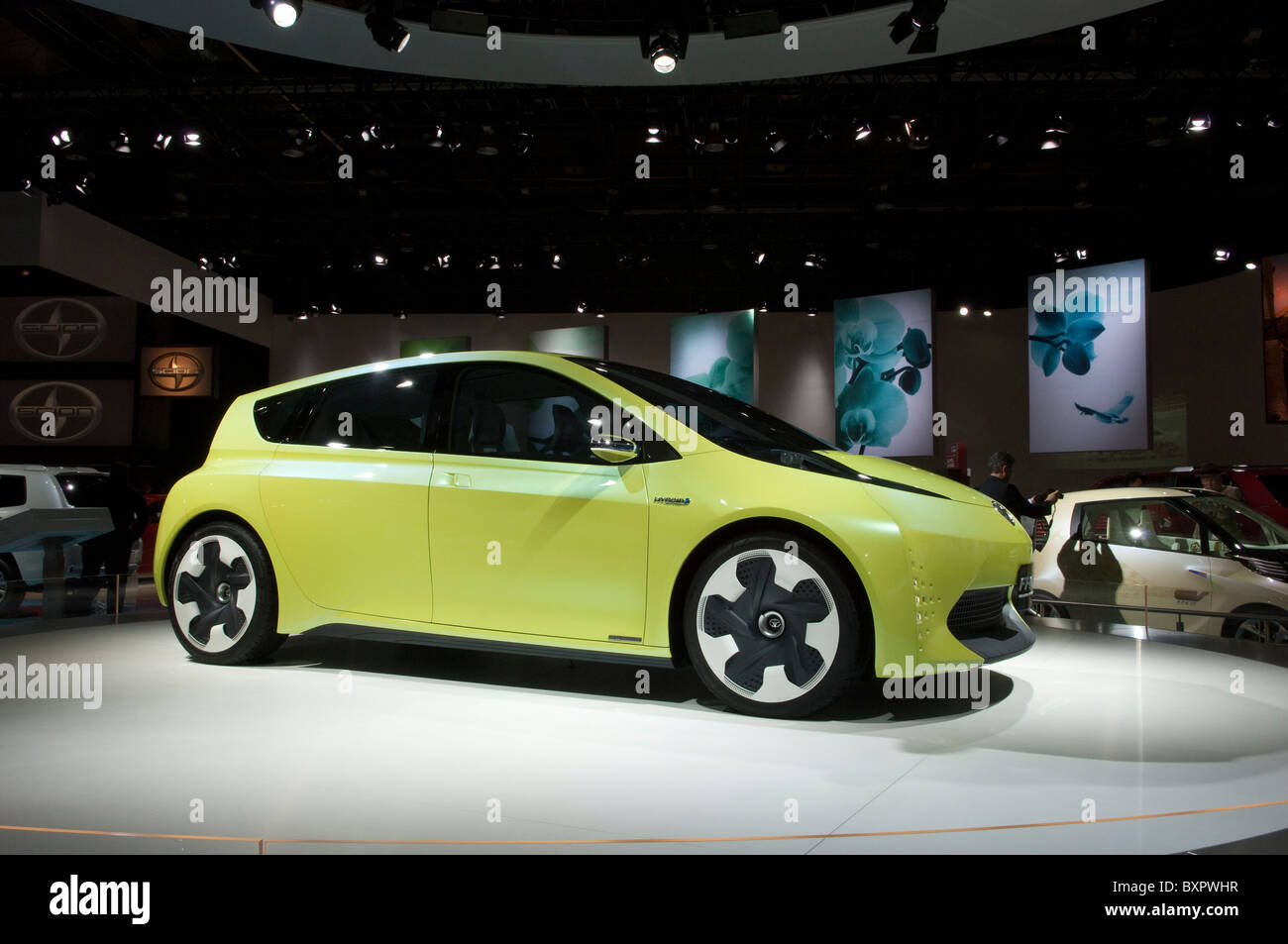 Toyota FT-CH concept-car ibrida al 2010 North American International Auto Show di Detroit Foto Stock