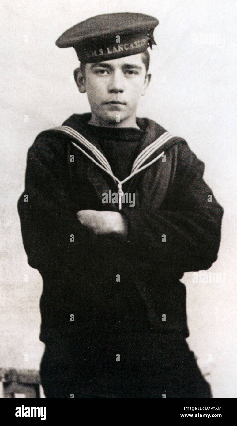 JACK CORNWELL VC (1900-1916) postumo aggiudicato la Victoria Cross età 16 dopo la battaglia navale dello Jutland a bordo HMS Chester Foto Stock
