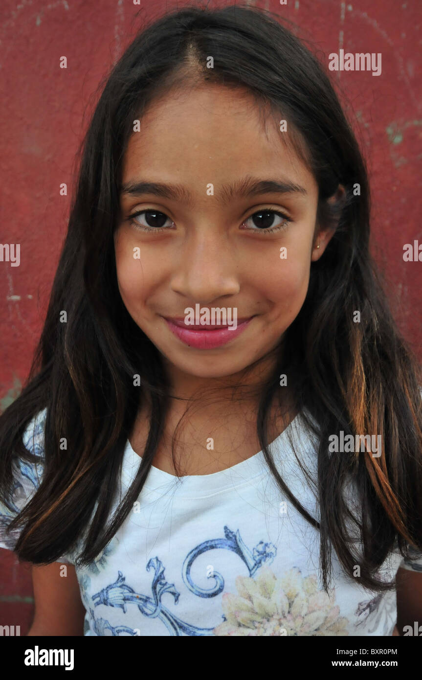 Costa Rican bambino San José Foto Stock