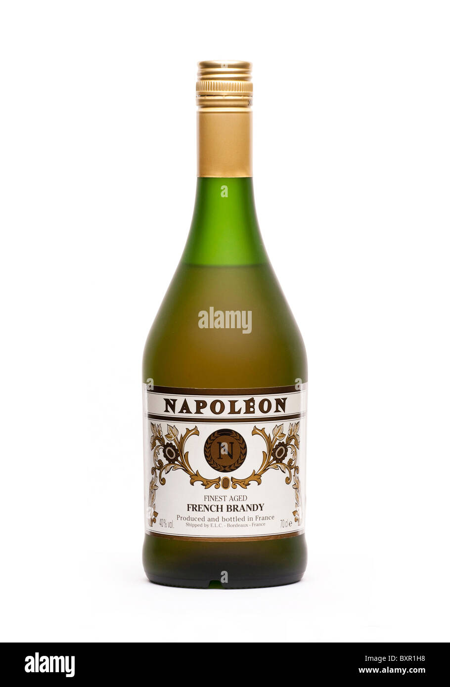 Bottiglia di Naploean brandy francese Foto Stock