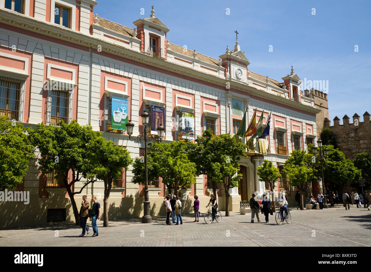 Municipio / Diputacion de Sevilla, Casa de la Provincia (governo locale ufficio). Plaza del Triunfo, Siviglia. Spagna. Foto Stock