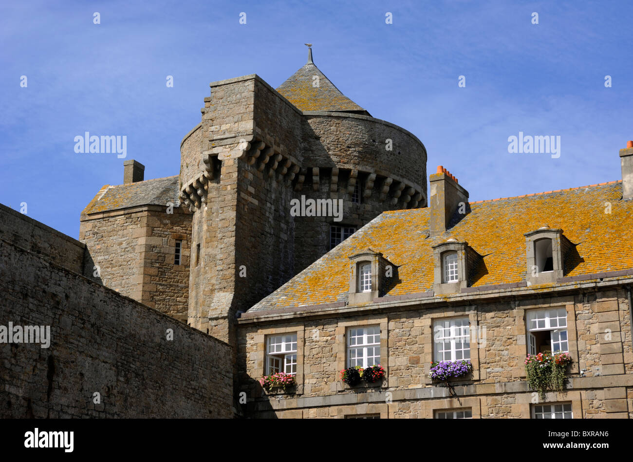 Francia, Bretagna (Bretagna), Saint Malo, castello Foto Stock