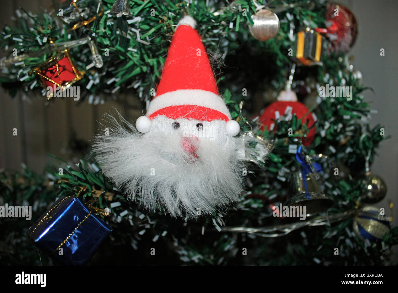 Santa Claus elemento di decorazione Foto Stock