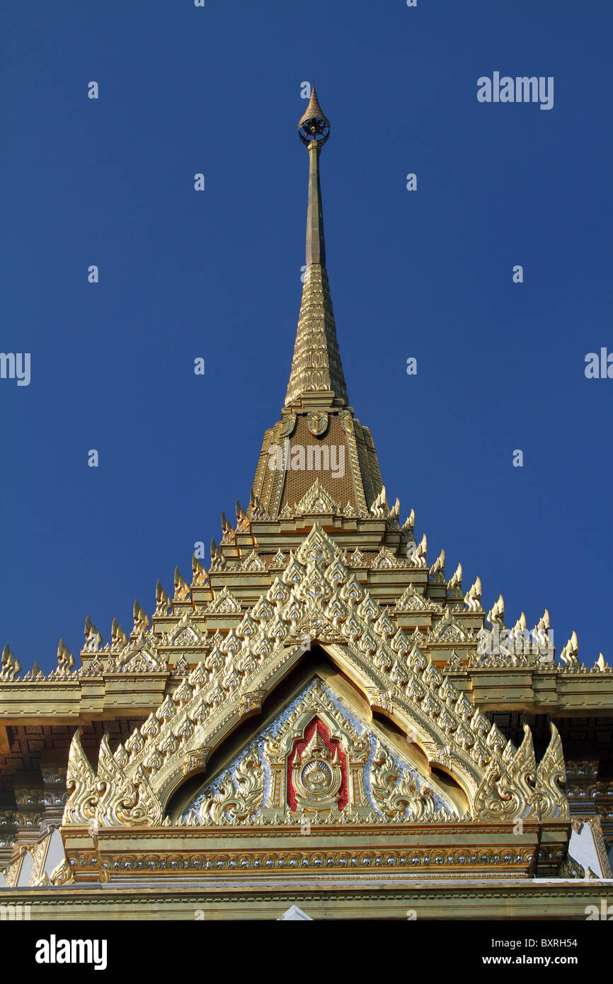 Wat Traimit, il Tempio del Buddha d'oro a Bangkok, in Thailandia Foto Stock
