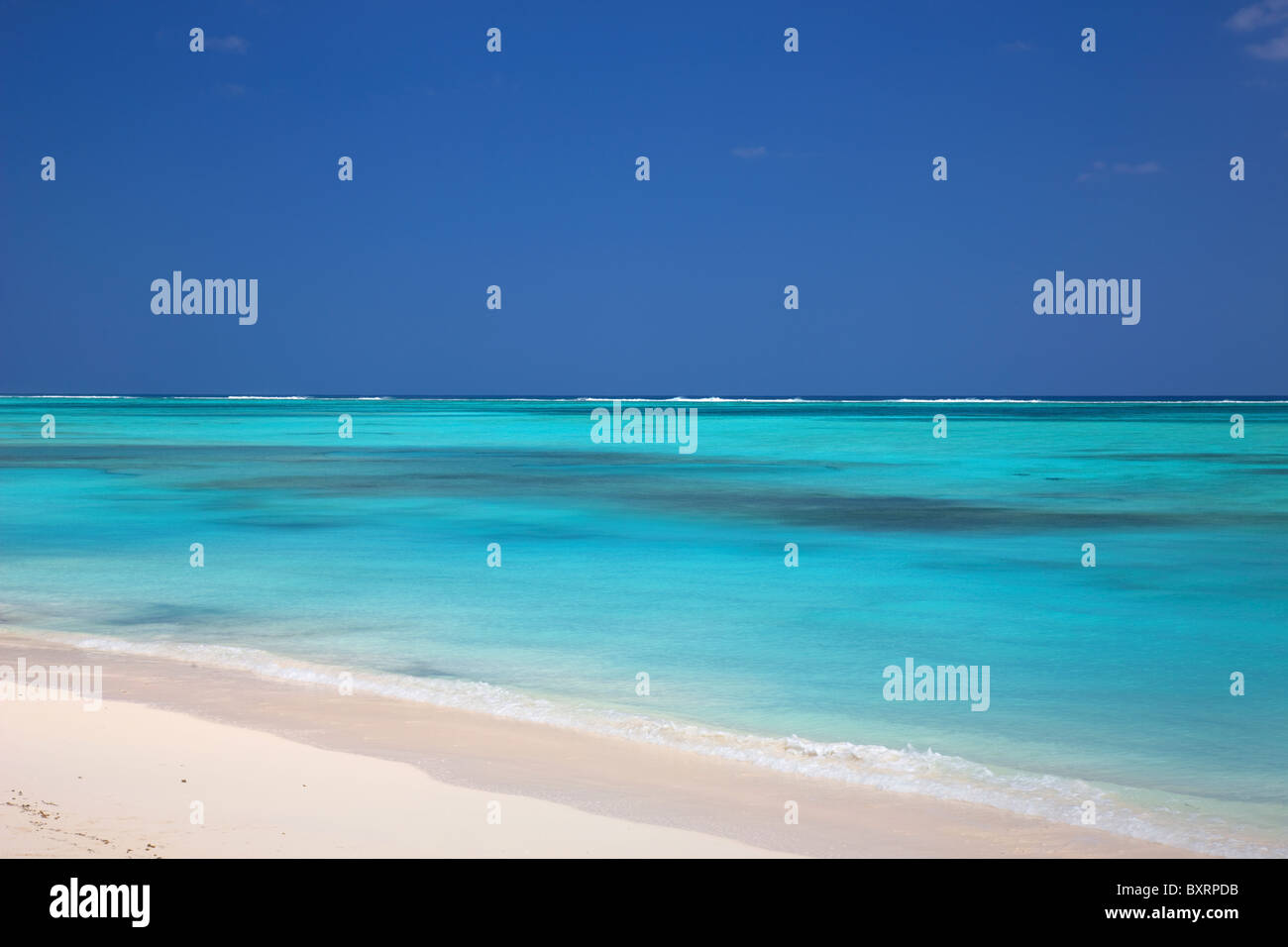 Isole Turks e Caicos North Caicos, Whitby beach Foto Stock
