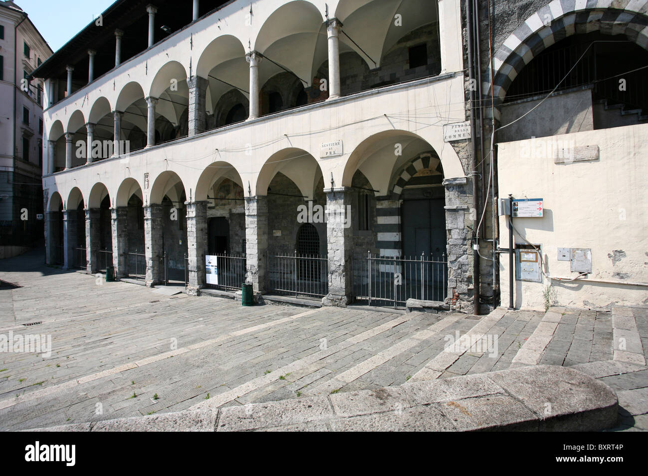 Commenda di San Giovanni di Pré XII secolo, Genova, Liguria, Italia, Europa Foto Stock