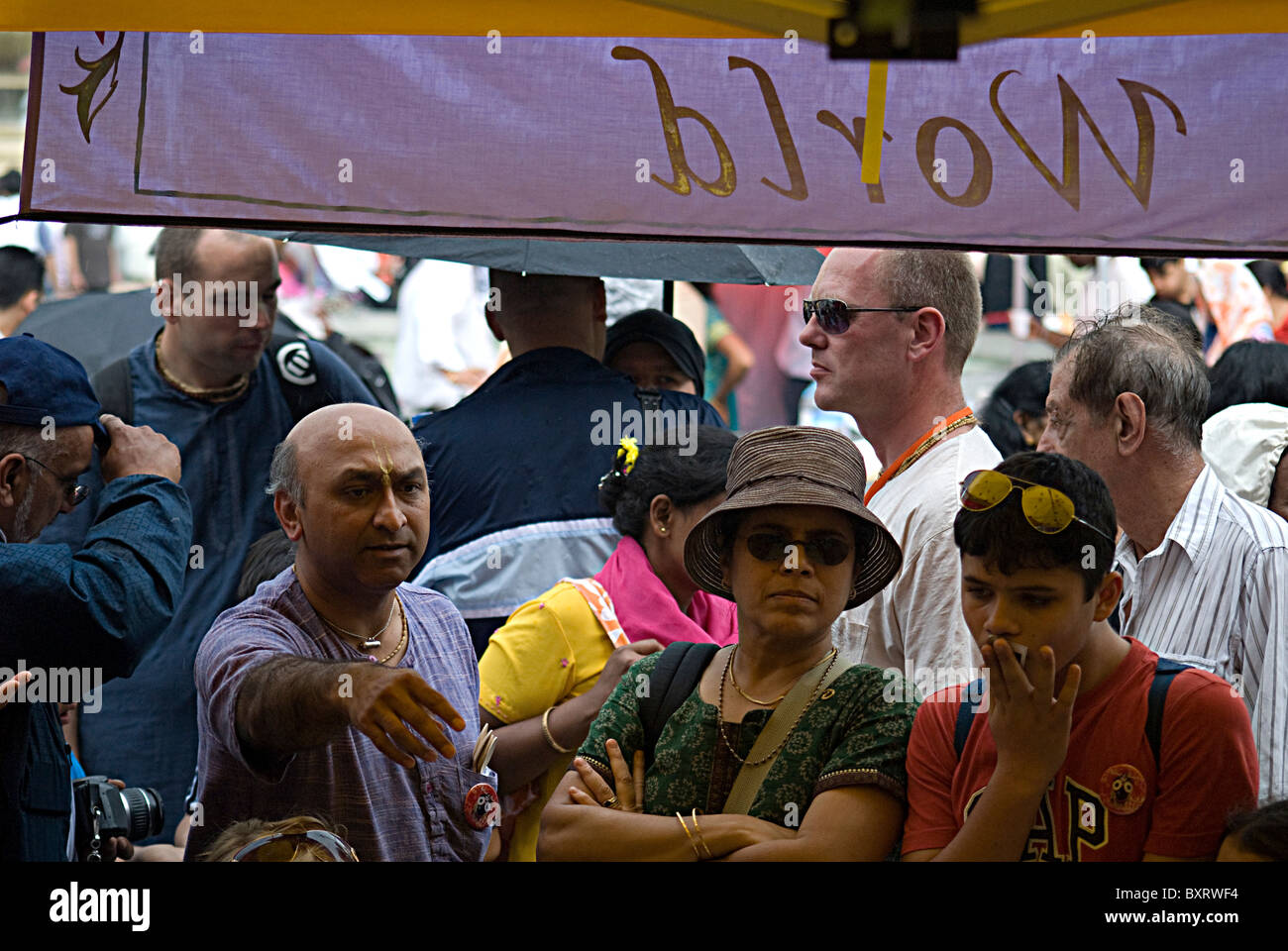 Hare Krishna festival Trafalgar square Londra Foto Stock Hare Krishna festival Trafalgar square Londra Foto Stock