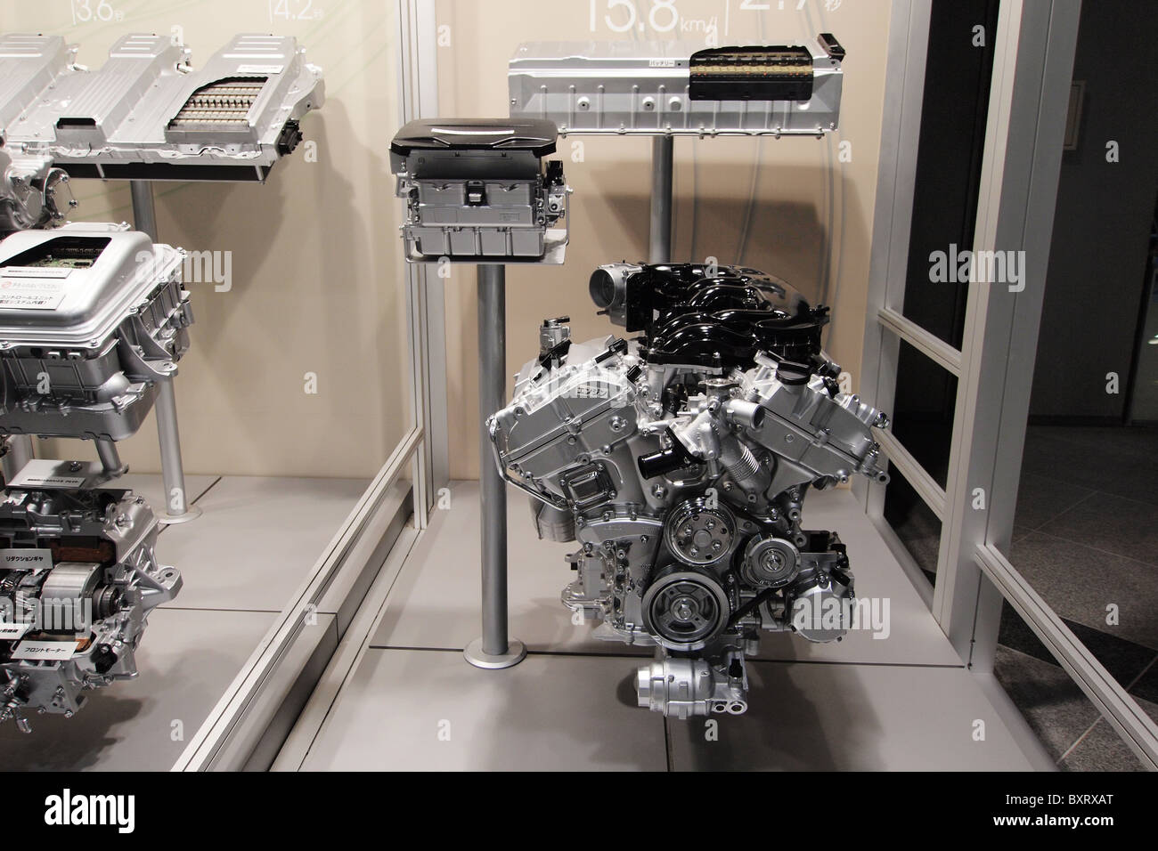 Toyota Hybrid auto motore Foto Stock