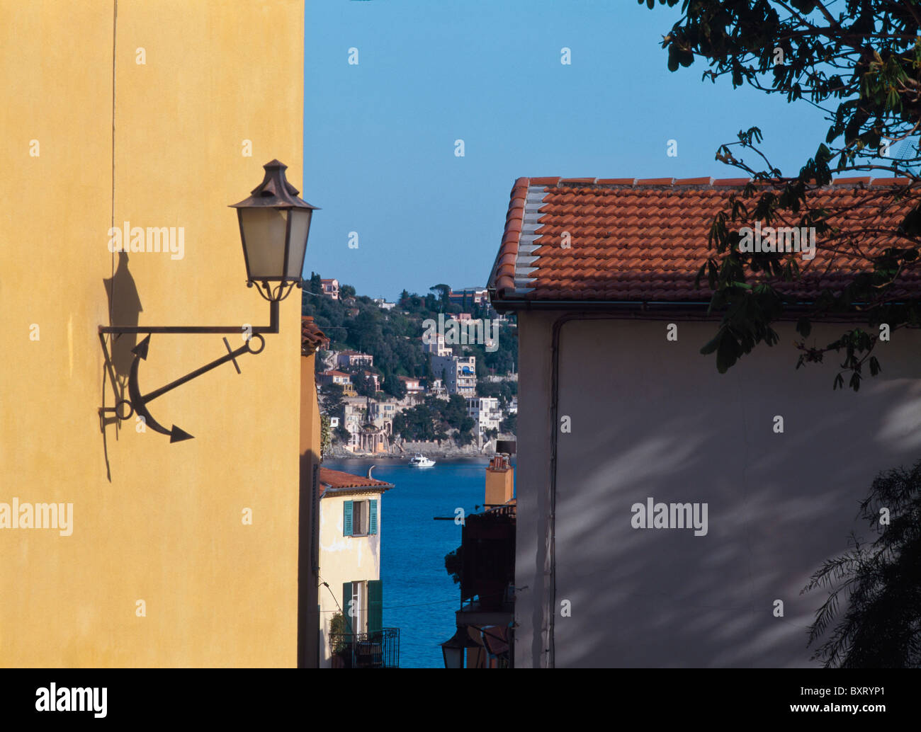 I dettagli di costruzione di Villefranche. Foto Stock