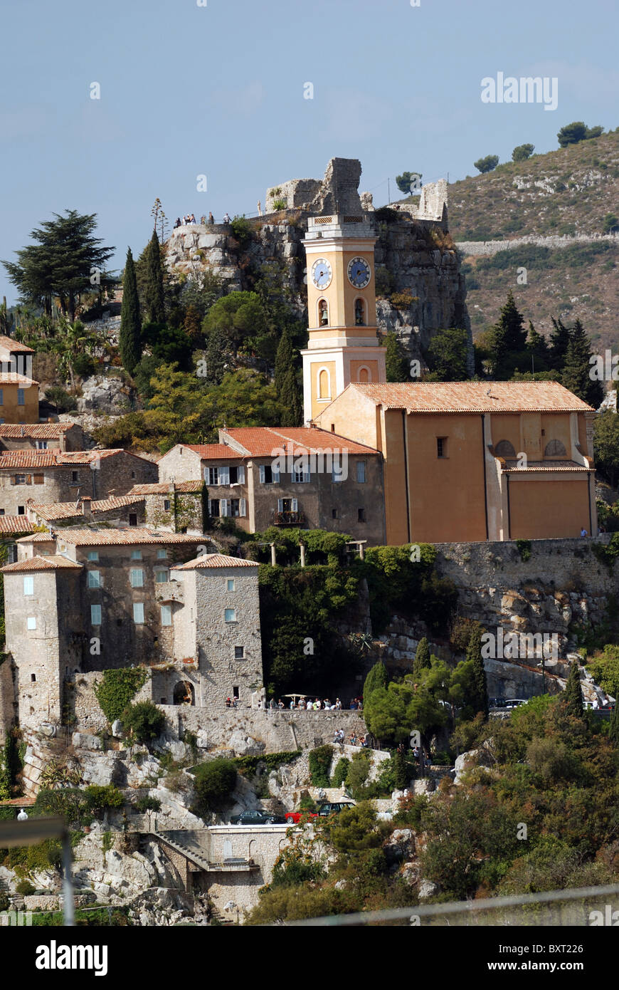 EZE VILLAGE, Alpes Maritimes, Provenza, COTE D'AZUR, costa azzurra, francia Foto Stock