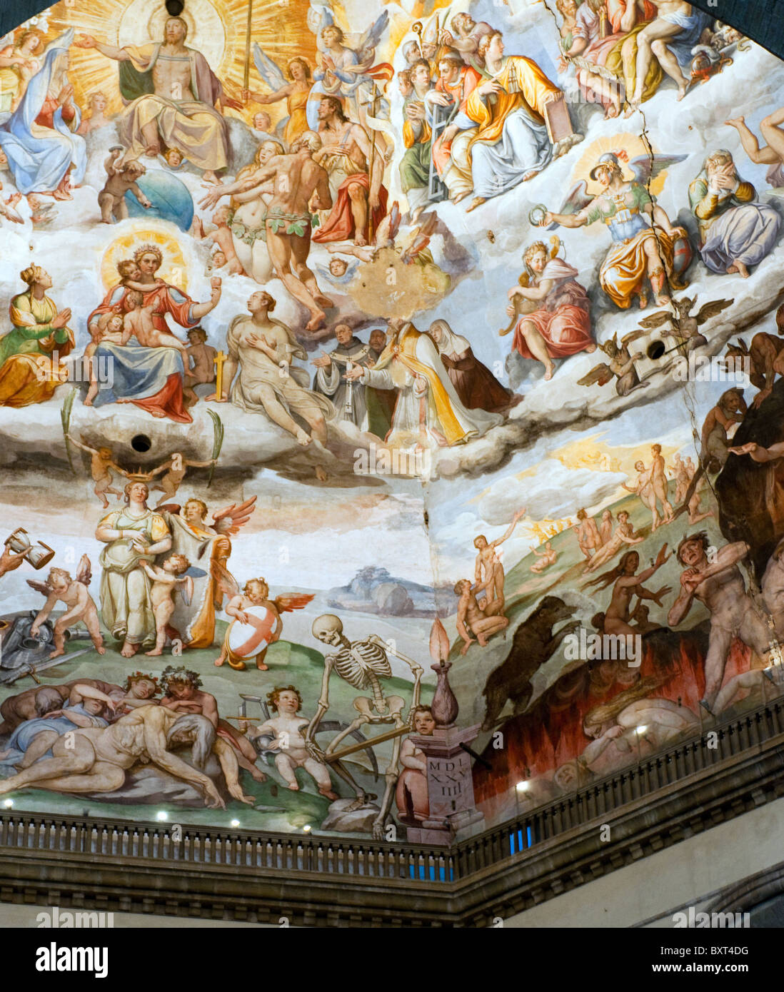 Affresco cupola del brunelleschi immagini e fotografie stock ad alta