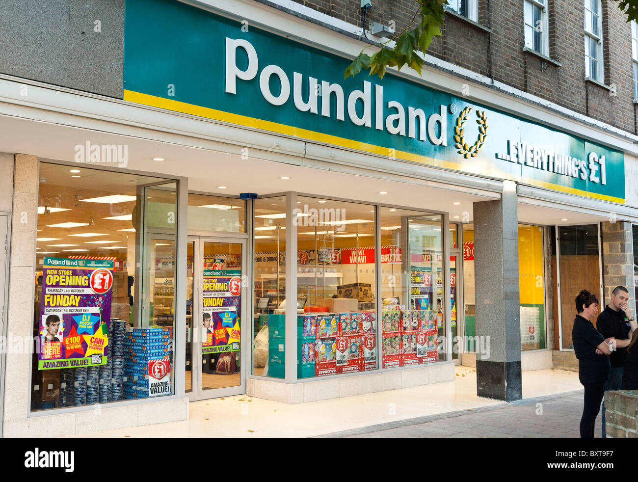 Archivio di Poundland Foto Stock